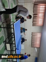 همزمان با هفته نشاط سراهای دانشجویی برگزار شد : 
برگزاری مسابقه تنیس روی میز بین کارکنان و دانشجویان واحد دانشور  2