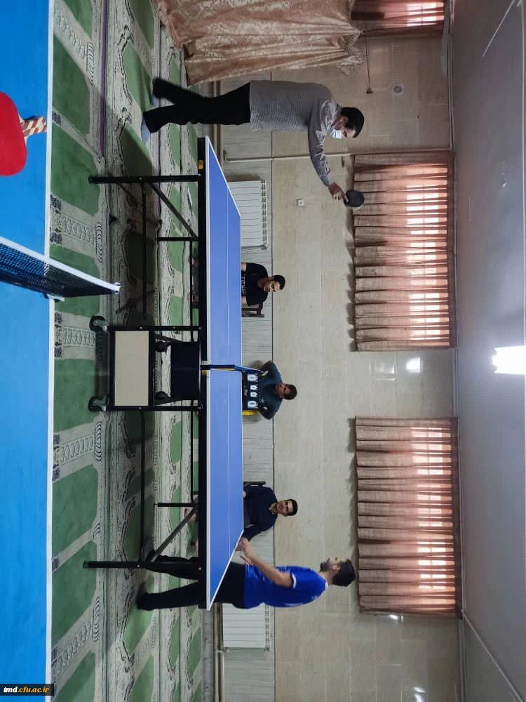 همزمان با هفته نشاط سراهای دانشجویی برگزار شد : 
برگزاری مسابقه تنیس روی میز بین کارکنان و دانشجویان واحد دانشور  3