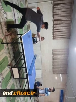 همزمان با هفته نشاط سراهای دانشجویی برگزار شد : 
برگزاری مسابقه تنیس روی میز بین کارکنان و دانشجویان واحد دانشور  5