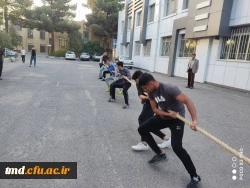 به مناسبت هفته نشاط در سراهای دانشجویی برگزار شد : 
مطابقه طناب کشی ویژه  دانشجویان ساکن در سراها 2