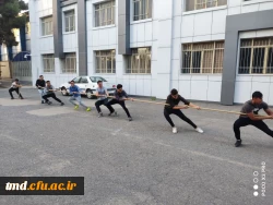 به مناسبت هفته نشاط در سراهای دانشجویی برگزار شد : 
مطابقه طناب کشی ویژه  دانشجویان ساکن در سراها 5