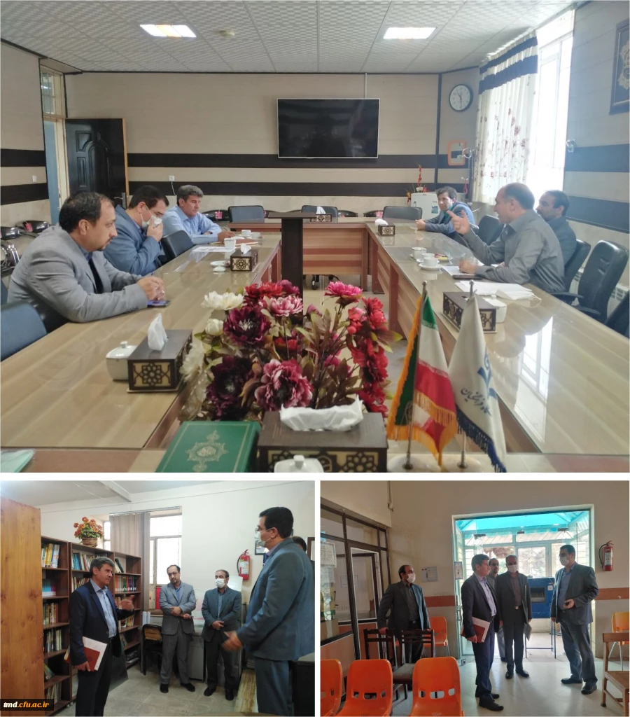 در قالب طرح سفیران مهر و با حضور دکتر موسوی معاون محترم پژوهشی دانشگاه انجام شد : 
بازدید از بخشهای مختلف واحد دانشور و فرآیند برگزاری نیمسال تابستانی  4