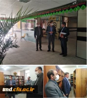 در قالب طرح سفیران مهر و با حضور دکتر موسوی معاون محترم پژوهشی دانشگاه انجام شد : 
بازدید از بخشهای مختلف واحد دانشور و فرآیند برگزاری نیمسال تابستانی  5