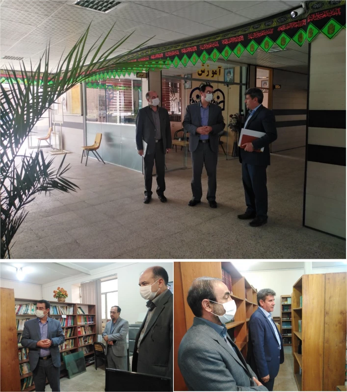در قالب طرح سفیران مهر و با حضور دکتر موسوی معاون محترم پژوهشی دانشگاه انجام شد : 
بازدید از بخشهای مختلف واحد دانشور و فرآیند برگزاری نیمسال تابستانی  5