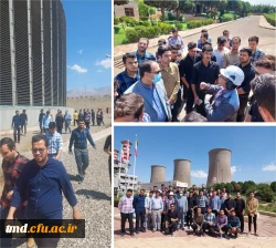 در راستای برگزاری کارگاههای فرهنگی نیمسال تابستانی انجام شد : 
بازدید از نیروگاه سیکل ترکیبی نیشابور  2