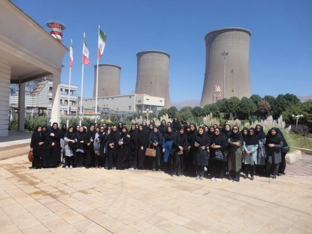 در راستای برگزاری کارگاههای فرهنگی ترم تابستانی انجام شد : 
بازدید دانشجویان خواهر از نیروگاه سیکل ترکیبی نیشابور  2