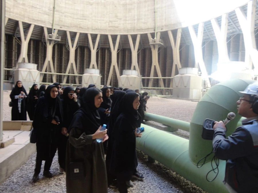 در راستای برگزاری کارگاههای فرهنگی ترم تابستانی انجام شد : 
بازدید دانشجویان خواهر از نیروگاه سیکل ترکیبی نیشابور  5