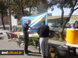 همزمان با اربعین سید و سالار شهیدان انجام شد : 
برگزاری موکب اربعین با مشارکت و حضور دانشجویان  3