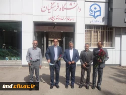 همزمان با آغاز سال تحصیلی جدید انجام شد : 
حضور معاونت محترم استاندار و فرماندار شهرستان نیشابور در دانشگاه فرهنگیان و تبریک سال تحصیلی جدید  5