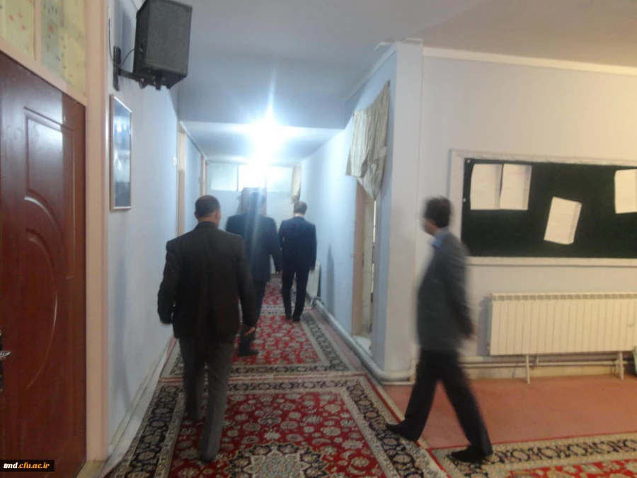 با حضور کارشناسان نظارت و ارزیابی دانشگاه فردوسی مشهد انجام شد : 
بازدید از بخشهای مختلف دانشگاه فرهنگیان واحد دانشور نیشابور  2