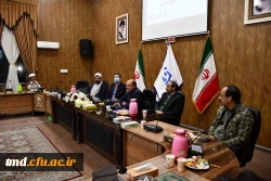 با حضور مدیر محترم دانشگاه فرهنگیان خراسان رضوی و مسئول محترم حراست استان انجام شد : 
جلسه هم اندیشی اساتید واحد دانشور نیشابور 8