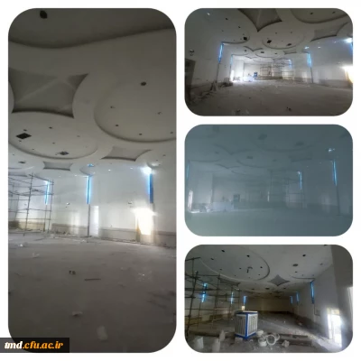 همزمان با روز دانشجو و در پی بازسازی و رنگ آمیزی سالن اجتماعات انجام خواهد شد : 
افتتاح و بهره برداری تالار جلسات و اجتماعات 