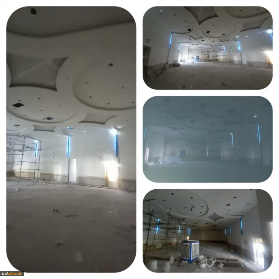 همزمان با روز دانشجو و در پی بازسازی و رنگ آمیزی سالن اجتماعات انجام خواهد شد : 
افتتاح و بهره برداری تالار جلسات و اجتماعات  2