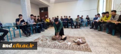 به همت کانون هلال احمر واحد دانشور برگزار شد:  
دوره مهارتی آموزش کمک های اولیه  2