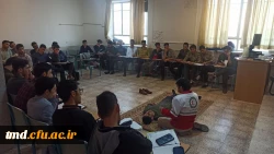 به همت کانون هلال احمر واحد دانشور برگزار شد:  
دوره مهارتی آموزش کمک های اولیه  9