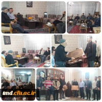 همزمان با روز دانشجو و به همت دانشجویان بسیجی انجام شد : 
دیدار با خانواده شهید احمد حاج نقی  از شهدای تربیت معلم  2