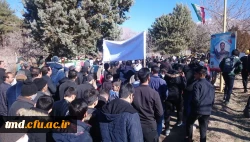 همزمان با سومین سالروز شهادت سردار عزیز حاج قاسم سلیمانی برگزار شد : 
حضور اساتید ، دانشجویان و کارکنان واحد دانشور در مراسم تشییع و تدفین شهید گمنام  2