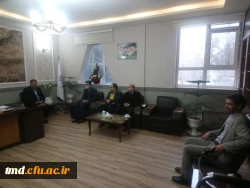 دیدار صمیمانه رئیس و کارکنان واحد دانشور با آقای سید مهدی قاضی رئیس جدید اداره آموزش و پرورش شهرستان نیشابور  2