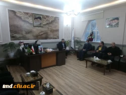 دیدار صمیمانه رئیس و کارکنان واحد دانشور با آقای سید مهدی قاضی رئیس جدید اداره آموزش و پرورش شهرستان نیشابور  3