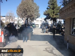 همزمان با اعزام کاروان نور دانشگاه فرهنگیان واحد دانشور به سرزمین های راهیان نور انجام شد : 
آئین بدرقه دانشجو معلمان به سرزمین های عشق و ایثار  4