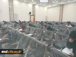 با حضور مهارت آموزان برگزار شد : 
برگزاری آزمون جبرانی فرهنگی مهارت آموزان  3