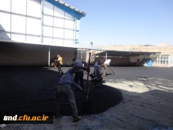 به منظور بهسازی محیط دانشگاه انجام شد : 
آسفالت 1000 متر از محوطه دانشگاه فرهنگیان واحد دانشور  2