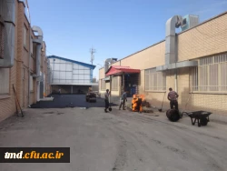 به منظور بهسازی محیط دانشگاه انجام شد : 
آسفالت 1000 متر از محوطه دانشگاه فرهنگیان واحد دانشور  3