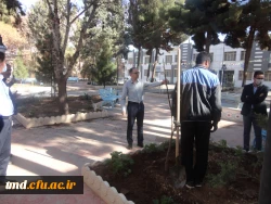 همزمان با روز درختکاری انجام شد : 
غرس نهال و کاشت گل در محوطه دانشگاه فرهنگیان واحد دانشور  9