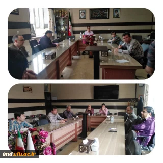 با حضور ریاست مرکز و کارشناسان انجام شد : 
جلسه هماهنگی برگزاری هفته بزرگداشت مقام معلم و دهه سرآمدی آموزش در دانشگاه فرهنگیان 