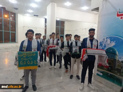 در آستانه هفته بزرگداشت مقام معلم و با حضور پرشور و بی سابقه دانشجویان واحد دانشور برگزار شد : 
برگزاری یادواره شهدای فرهنگی شهرستان نیشابور 