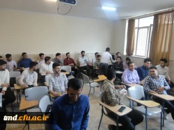 همزمان با  12 اردیبهشت ماه ، روز بزرگداشت مقام معلم و استاد انجام شد
حضور رئیس دانشگاه و کارکنان در کلاسهای درس و عرض تبریک به اساتید و دانشجویان و توزیع شیرینی  2