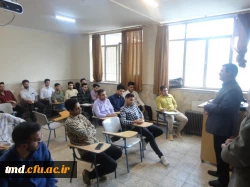 همزمان با  12 اردیبهشت ماه ، روز بزرگداشت مقام معلم و استاد انجام شد
حضور رئیس دانشگاه و کارکنان در کلاسهای درس و عرض تبریک به اساتید و دانشجویان و توزیع شیرینی  5