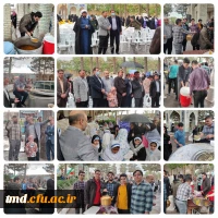 همزمان با هفته بزرگداشت مقام معلم و با حضور دانشجویان برگزار شد : 
غبارروبی گلزار شهدای شهرستان نیشابور و تجدید میثاق با آرمانهای شهیدان  2