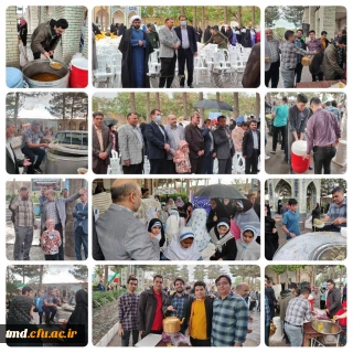 همزمان با هفته بزرگداشت مقام معلم و با حضور دانشجویان برگزار شد : 
غبارروبی گلزار شهدای شهرستان نیشابور و تجدید میثاق با آرمانهای شهیدان 