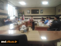 با حضور کارکنان مجموعه سلف سرویس و آشپزخانه انجام شد : 
جلسه هماهنگی در خصوص راه کارهای حفظ و ارتقای کیفیت طبخ و توزیع غذا 3