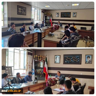 همزمان با هفته بزرگداشت مقام معلم و دهه سرآمدی آموزش انجام شد : 
جلسه پرسش و پاسخ نمایندگان دانشجویی با سرپرست دانشگاه فرهنگیان واحد دانشور در خصوص مسائل جاری دانشگاه