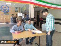 با حضور پرشور و نشاط دانشجویان انجام شد : 
برگزاری انتخابات شورای صنفی رفاهی واحد دانشور  3