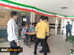 با حضور پرشور و نشاط دانشجویان انجام شد : 
برگزاری انتخابات شورای صنفی رفاهی واحد دانشور  5