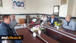 با حضور ریاست واحد دانشور و همکاران انجام شد : 
دیدار حضوری با روسای آموزش و پرورش شهرستانهای فیروزه و زبرخان  2