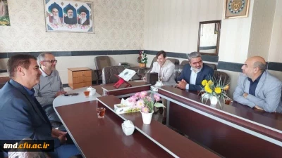 با حضور ریاست واحد دانشور و همکاران انجام شد : 
دیدار حضوری با روسای آموزش و پرورش شهرستانهای فیروزه و زبرخان 