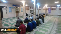 همزمان با هفتمین روز درگذشت همکار عزیز واحد د انشور مرحوم نجفی انجام شد : 
برگزاری مراسم زیارت عاشورا و روضه خوانی  3