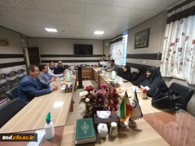 در دیدار سرکار خانم اسدی ، رئیس آموزش و پرورش شهرستان میان جلگه و آقای دکتر رئوفیان برگزار شد : 
جلسه هماهنگی در خصوص تعامل پیوسته دانشگاه فرهنگیان و آموزش و پرورش 