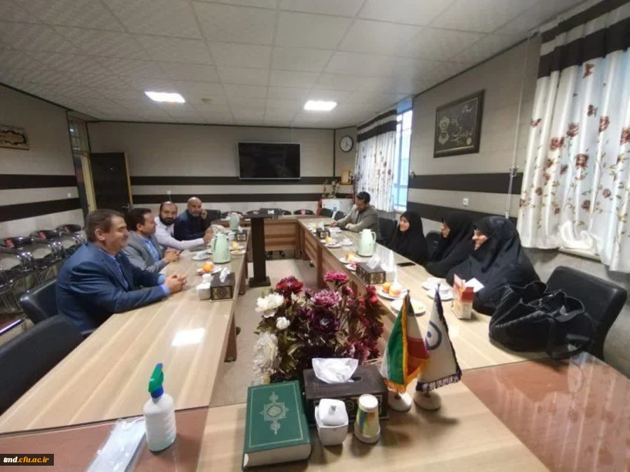 در دیدار سرکار خانم اسدی ، رئیس آموزش و پرورش شهرستان میان جلگه و آقای دکتر رئوفیان برگزار شد : 
جلسه هماهنگی در خصوص تعامل پیوسته دانشگاه فرهنگیان و آموزش و پرورش  2