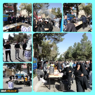 همزمان با فرارسیدن ایام اربعین حسینی انجام شد : 
برپایی موکب و پذیرایی از عزاداران  شرکت کننده در راهپیمایی جاماندگان اربعین حسینی 