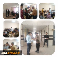 همزمان با میلاد فرخنده نبی مکرم اسلام (ص) و امام جعفر صادق (ع) انجام شد : 
توزیع شرینی در کلاسهای آموزشی و تبریک هفته وحدت به دانشجویان  2