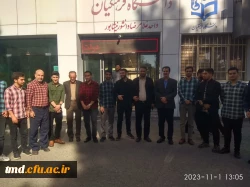 با حضور مسئول بسیج دانشجویی شهرستان نیشابور برگزار شد : 
مراسم تودیع و معارفه مسئول بسیج دانشجویی واحد دانشور  5