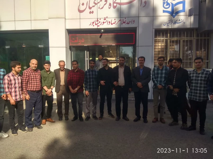 با حضور مسئول بسیج دانشجویی شهرستان نیشابور برگزار شد : 
مراسم تودیع و معارفه مسئول بسیج دانشجویی واحد دانشور  5