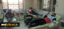 همزمان با روز دانشجو و در اقدامی خداپسندانه انجام شد : 
حضور دانشجویان عضو کانون هلال احمر دانشگاه فرهنگیان واحد دانشور در سازمان انتقال خون و اهدای خون  3