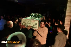 همزمان با ایام غمبار شهادت حضرت زهرا ( سلام الله علیها ) و با استقبال بی نظیر و غیر قابل توصیف دانشجویان برگزار شد : 
مراسم استقبال از شهید گمنام و سوگواری حضرت زهرا ( سلام الله علیها )  10