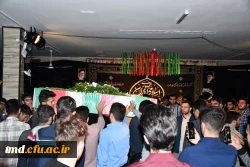 همزمان با ایام غمبار شهادت حضرت زهرا ( سلام الله علیها ) و با استقبال بی نظیر و غیر قابل توصیف دانشجویان برگزار شد : 
مراسم استقبال از شهید گمنام و سوگواری حضرت زهرا ( سلام الله علیها )  11